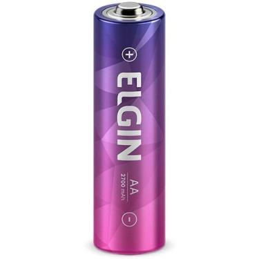 Imagem de Pilha recarregavel palito aaa 1000mah 1.2v c/04 elgin, 4