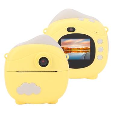 Imagem de Câmera de Impressão Instantânea para Crianças, Brinquedo de Câmera de Impressão Térmica, Foto de 12 MP, Zoom Múltiplo, Com 3 Rolos de Papel Fotográfico, Câmera Digital Selfie