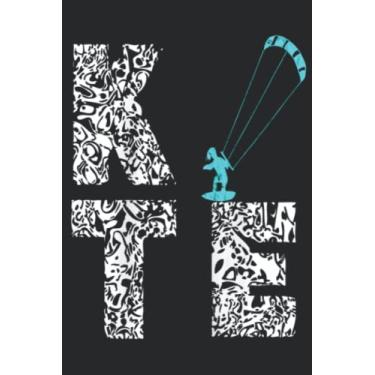 Imagem de Kite Surfer Kitesurfing Kiteboard Windsurfing Surfing Zip Nice: Lined Journal Notebook To Do Schedule, Medium 6x9 Inches, 100 Pages, Printed Cover