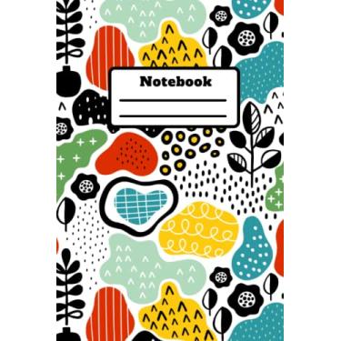 Imagem de Notebook Flowers Cover Blank Lined Journal: Wide Ruled Composition Notebook. For Abstract Floral Surface Pattern Seamless Background Lovers | Charming Floral Pattern