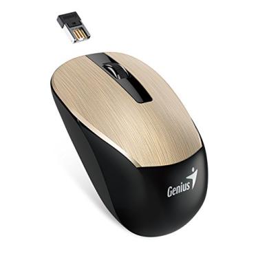 Imagem de Mouse Wireless BlueEye Genius NX-7015 - Dourado