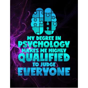 Imagem de Notebook: Psychology Study Degree Psychologist 140 Pages 8.5''x11'' in DotLine