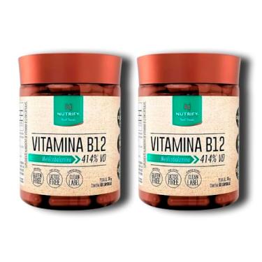 Imagem de Kit 2 Potes Vitamina B12 Metilcobalamina 60 Cápsulas - Nutrify