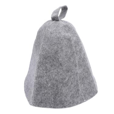 Imagem de Chapéu de Sauna, boné de Sauna Absorvente Espesso e Respirável Com Isolamento Térmico para Homens e Mulheres, Pacote de 2, Chapéu de Sauna de lã Reutilizável Projetado para (Cinza)