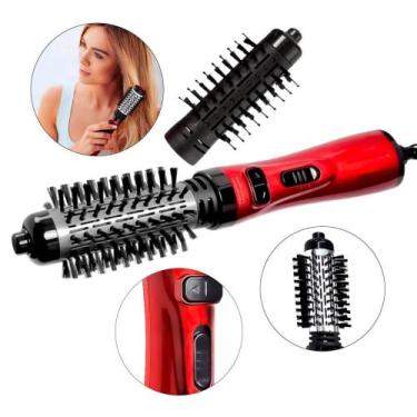 Imagem de Escova Rotativa Giratória para Modelar e Alisar Cabelos - Genérica