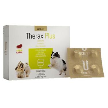 Imagem de Caixa Vermifugo Therax Plus 660mg Com 4 Comprimidos - Ucbvet