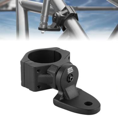 Imagem de Kemimoto 1 peça UTV Whip Mount Flag Whip Light Mount Heavy Duty Ajustável para 4,4-5 cm Roll Bar Cage Compatível com Polaris RZR 900 1000 XP Pro Turbo Maverick Commander