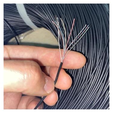 Imagem de Equipamentos de comunicação Soft Lacquered Wire 2/3/4/5/6/8core Air Conditioning Enamel Covered Lackdraht Headphone Wire 1.4mm Enamel-insulated Cord Fios e cabos(10m,8core OD 1.5mm)