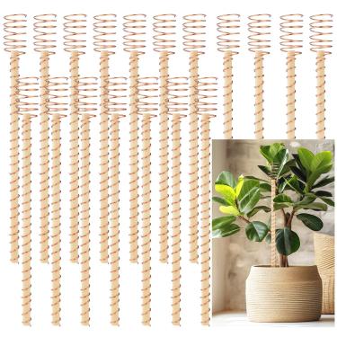 Imagem de DoubleFill 18 peças de estacas de eletrocultura para plantas, 43 cm de comprimento, cobre para jardim, eletrocultura, antena de jardinagem de cobre para cultivo de plantas de horta, suporte