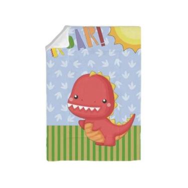 Imagem de Manta Cobertor De Bebê Estampada 1,80 x 1m Menina e Menino Cobertinha 