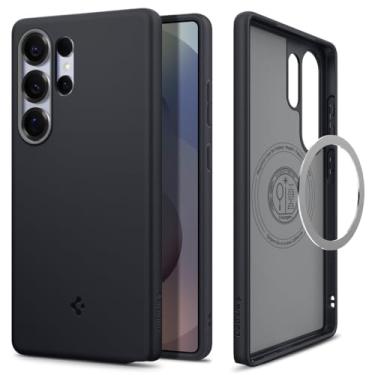 Imagem de Capa Spigen para Galaxy S25 Ultra, Galaxy S25 Ultra NanoPop MagFit [carregamento rápido sem fio] compatível com MagSafe - Black Sesame