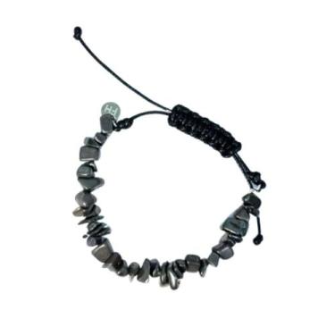 Imagem de Pulseira Masculina Pedra Hematita Signo Leão Elementum - Fabiana Haver