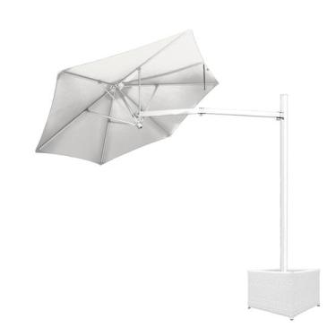 Imagem de Ombrelone Lateral 3,00m de Diâmetro Em Alumínio Base Cachepô Persianet