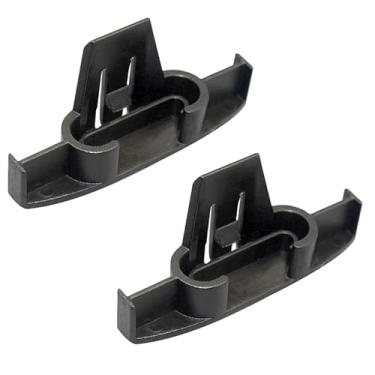 Imagem de Generic 2 peças WD12X10426 3015454 tampa superior do trilho da prateleira da máquina de lavar louça, rolha de rack, substitui AP5688593, PS7783360