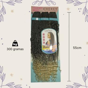Imagem de Aplique Gypsy 3x Cabelo Boho Box 300gr Crochet Braid