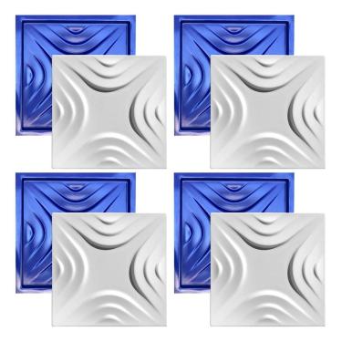 Imagem de Formas Maral 3d Abs Azul Gesso Cimento 1mm