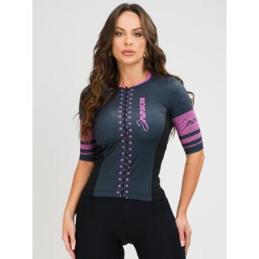 Imagem de Camisa Para Ciclismo Feminina Evolution Rosa Savancini (3306), M