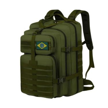 Imagem de Mochila Tática Militar 50L Impermeável Super Reforçada para Camping / 