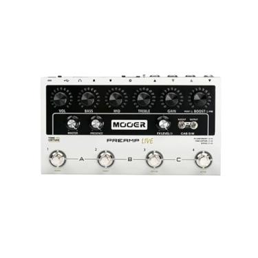 Imagem de Mooer Pedal Preamp Live M999, para Guitarra, USB, Saída XLR Balanceada MIDI In e Out, Impulse Response, 12 Canais, Tone Capture, Impulse Response, Interface de Áudio