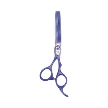 Imagem de Tesoura De Cabelo Profissional De 6 Polegadas, Aço Inoxidável, Barbeir