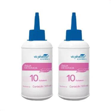 Imagem de Kit com 2 - Agua Oxigenada 10 VOL Antisséptico Tópico 100 ml - Vic Pha