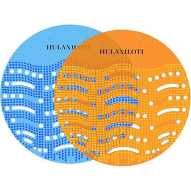 Imagem de Telas de mictório, pacote com 26, desodorizador de tela de mictório anti-respingos, antientupimento, para banheiros públicos, banheiros, restaurantes, escritórios, escolas, pacote com 13 azul e 13