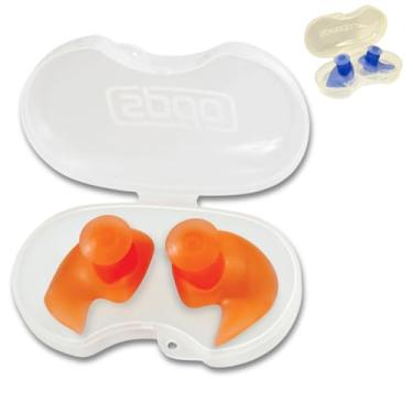 Imagem de Protetor Auricular Natação Tampão Ouvido Ruído Macio Profissional Águas Abertas Piscina Mar (Laranja, Tamanho único)