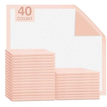 Imagem de MKISS Protetores De Cama Resistentes 40" X (40 Unidades), Descartáveis Superabsorventes Para Incontinência, Extragrandes E Grossos Adultos, Crianças, Bebês, Idosos Animais Estimação