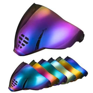Imagem de PSLER Viseira Ic-06 - Icon Airflite Face Shield Para Capacete De Motocicleta, Acessórios De Reposição Para Icon Airflite Ic-06, Roxo Profundo
