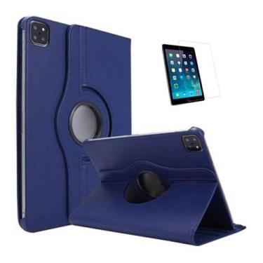 Imagem de Capa e Película para iPad Air 5 10,9" 2022 Azul - BDNET