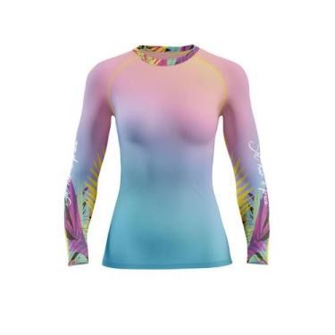 Imagem de Camisa Longa Feminina Moda Praia Uv 50 Térmica Dry Verão 1 - Everest S