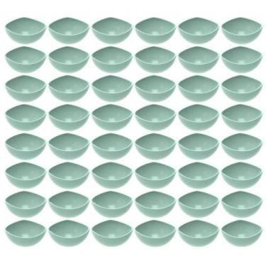 Imagem de 48 Potes de Sobremesa Verde Menta Doces Plástico Hotel Restaurante Buf