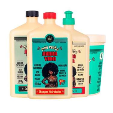 Imagem de Kit Lola Cosmétics Hidratação Meu Cacho Minha Vida - Finalizador Jelly