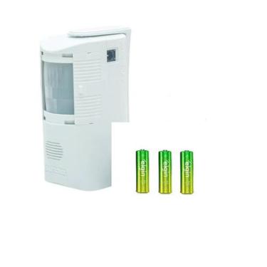 Imagem de Anunciador Campainha Sensor de Presença Ding Dong C/ Pilhas - Qualitro