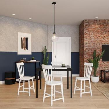 Imagem de Conjunto 2 Cadeiras de Cozinha Baytown Branca - Mobly