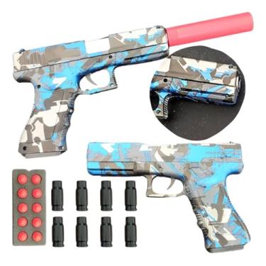 Imagem de Pistola de Brinquedo com Dardos e Capsula (Azul)