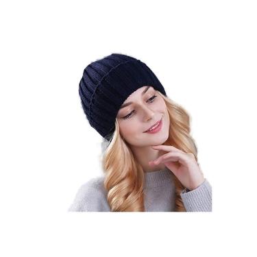 Imagem de Touca Gorro De Inverno Elashopp Malha Grossa De Lã