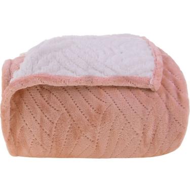 Imagem de Manta Tv Com Mangas Dupla Face Toque Flannel + Sherpa Lã De Carneiro