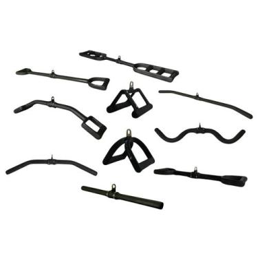 Imagem de Kit Puxadores Emborrachados - Rei do Fitness
