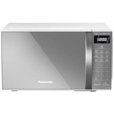 Imagem de Micro-ondas Panasonic Porta Espelhada 21 Litros Branco 110V, Branco, 1