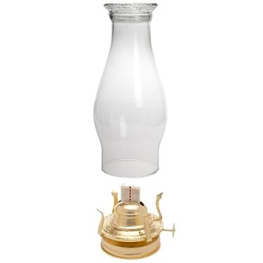 Imagem de Creative Hobbies Conjunto De Queimador Lamparina A Óleo E Chaminé Em Pote Vidro - Design Rústico, Encaixe Universal, Perfeito Para Decoração Vintage Fazenda