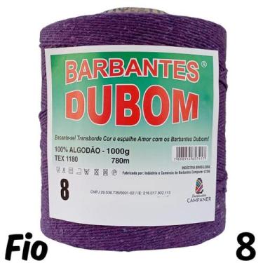 Imagem de Barbante Dubom Orquídea Roxa - 1 Kg - Fio 8 - 780m - Barbantes DUBOM