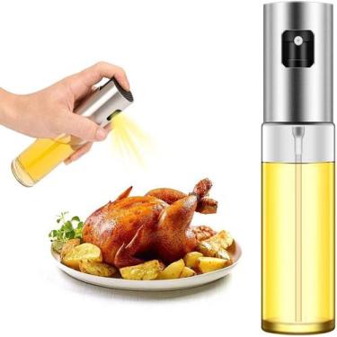 Imagem de Pulverizador de Óleo em Aço Inox 304  Praticidade e Saúde para sua Coz