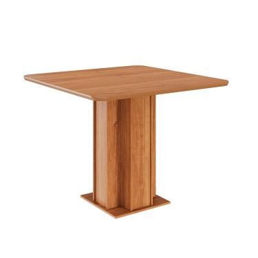 Imagem de Mesa de Jantar Quadrada com Tampo MDF Sophia Cinamomo 95 cm