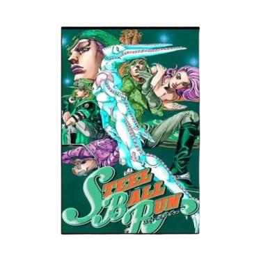 Imagem de Anime Jojo Steel Ball Run Pintura Em Tela Arte De Parede Poster Modern