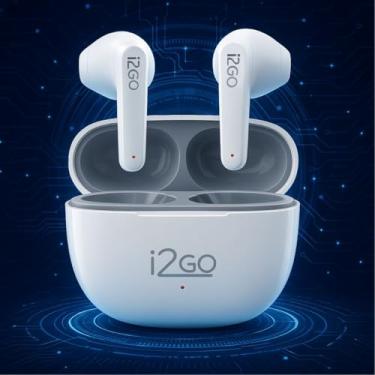 Imagem de Fone de Ouvido Sem Fio Air Sound Go 2.0 i2GO Branco – Bateria de Até 20h