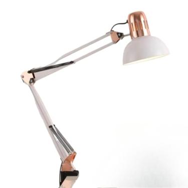 Imagem de LumináRia de Mesa Articulada em Metal Dourado (com Garras)(Branco Gold)