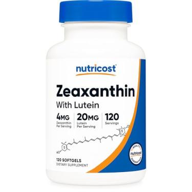 Imagem de Zeaxantina com Luteína 120 Cápsulas Softgel Nutricost