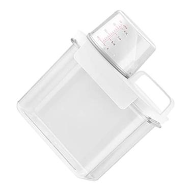 Imagem de Dispensador de detergente para roupa com medidor de de lavagem Dispensador de grãos secos para cereais , 1,1L