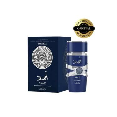 Imagem de Perfume Árabe Lattafa Asad Zanzibar 100ml  Lançamento 2024 Original Im